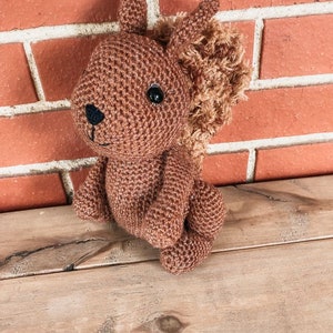PATTERN, Filbert Squirrel stuffie, crochet pattern