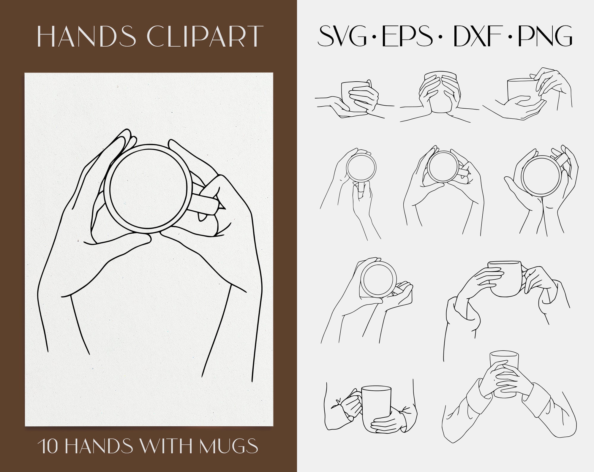 Download Coffee svg clipart tea svg clipart. Coffee addict silhouette | Etsy
