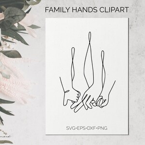 Download Family Hands Svg Family Clipart Vector Couple Hands Svg Etsy