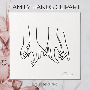 Download Family Hands Svg Family Clipart Vector Couple Hands Svg Etsy