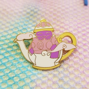 Shiny Spook Tea Pokemon Polteageist Hard Enamel Lapel Pin Etsy