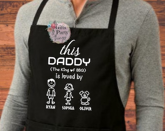 Personalized BBQ Apron | Custom Father's Day Gift