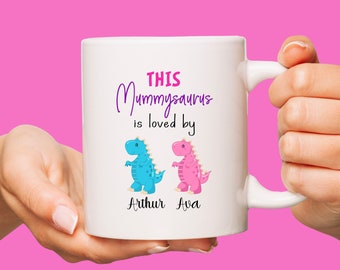Custom Coffee Mug Mummysaurus, Mummy Mug Gift, Mummy Birthday Gift, Custom Gifts for Mum, Mothers Day Gifts, Christmas Mum Gift idea