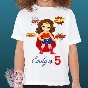 Camisa de mujer maravilla Etsy Espa a