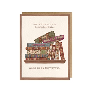 Our Love Story Card | Heartfelt, Romantic Anniversary Card for Couples — Handmade Greeting Card