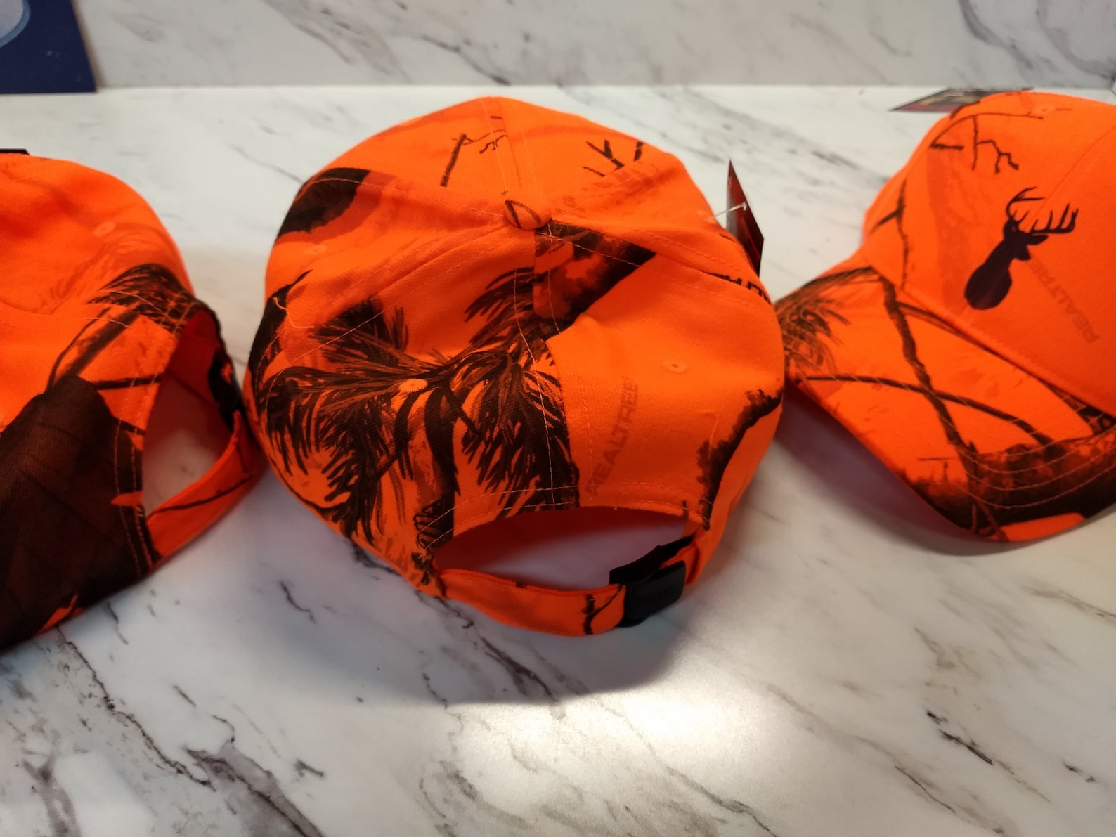 Orange Realtree Camo Hunting Cap Blaze Orange Safety Orange Etsy