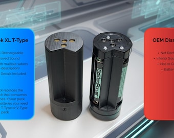 XL T-Type Legacy Light Saber Rechargeable Battery Pack