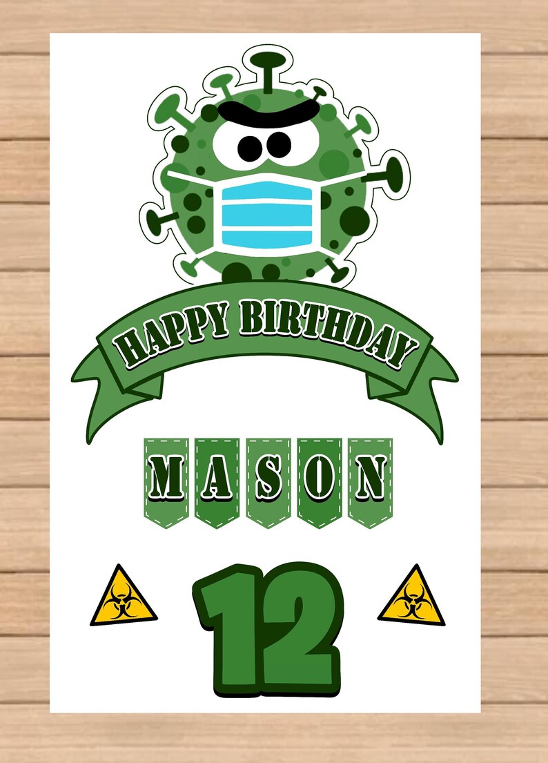 Download Quarantine Cake Topper Quarantine Birthday Quarantine ...