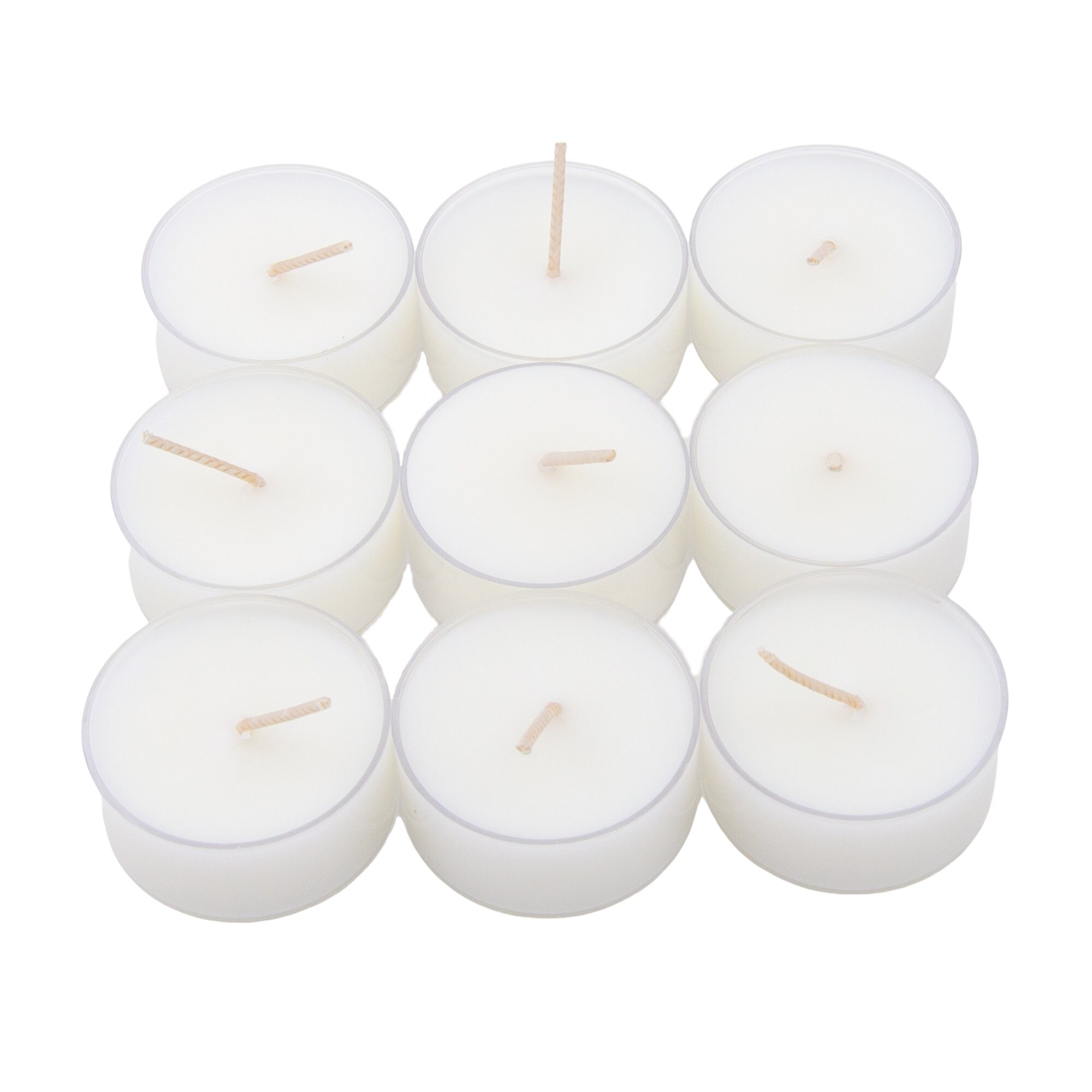 Bulk Tea Light Candles, Coconut Wax Unscented Tea Lights, Aesthetic