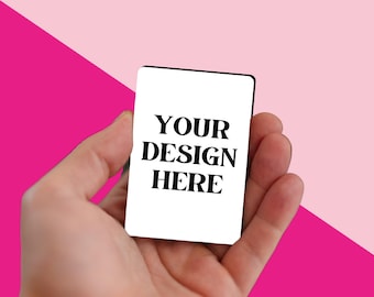 Personalised Magnet | Rectangle Magnet with Custom Design | Personalised Magnet | Custom Design on Magnet | Rectangular Magnet