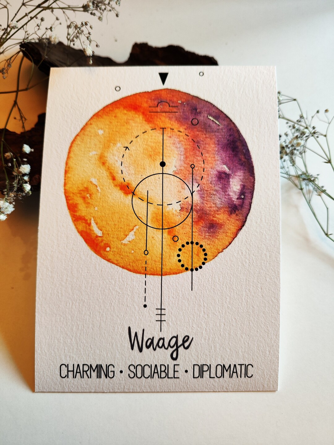 Customisable ZODIAC Wall Art Prints STARSIGN Pictures for Nursery Room ...