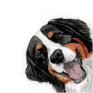 Retrato de mascota personalizado pintado a mano con acuarela PEEKABOO, acuarela, pintura de mascota personalizable, pérdida de mascota, retrato de perro, gato y caballo