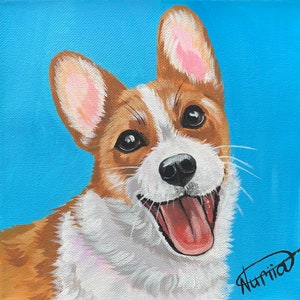 Pintura de acuarela original personalizada, retrato de acrílico sobre lienzo, pintura de pareja, regalo personalizado o regalo de boda