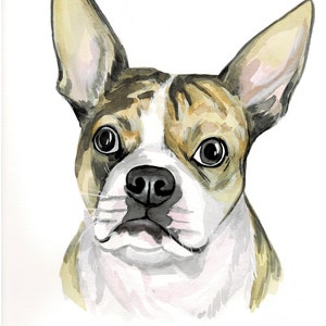 Retrato de mascota personalizado, retrato de mascota pintado en acuarela, pintura original por pintura, retrato de perro, retrato de gato, regalo de Navidad para mascotas, perros y gatos