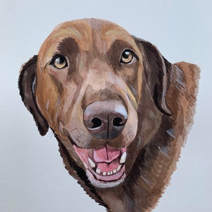 Retrato de mascota personalizado pintado a mano en acuarela, acuarela, pintura de mascota personalizable, pérdida de mascota, retrato de perro, gato y caballo