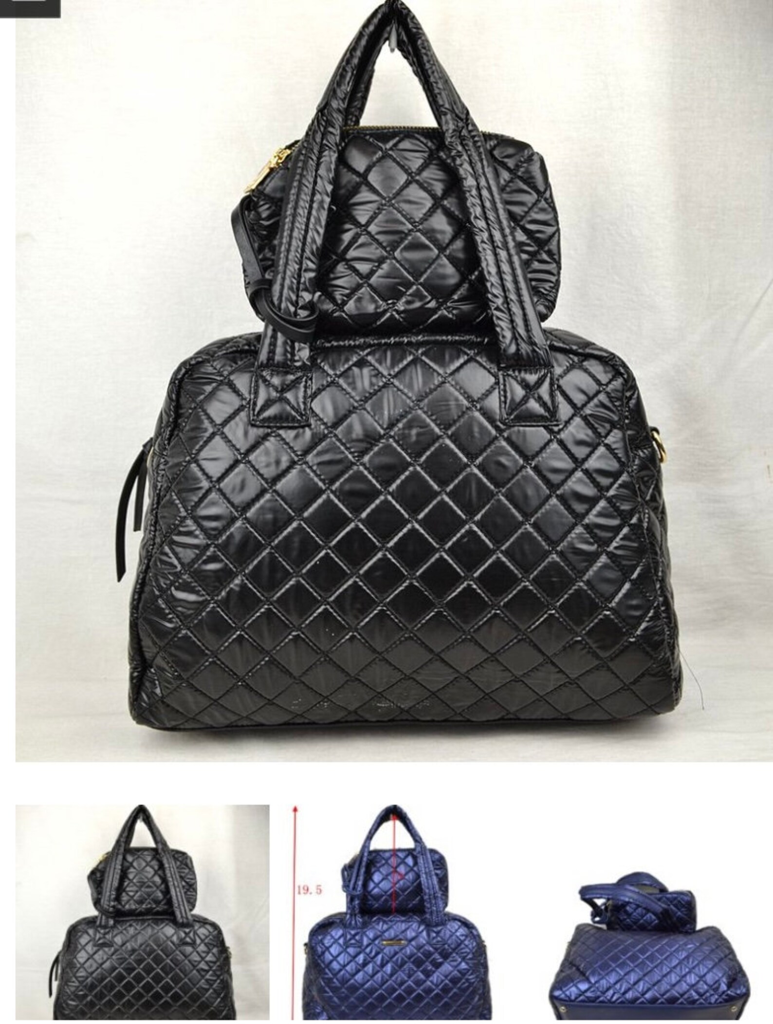 Padded shoulder bag Etsy