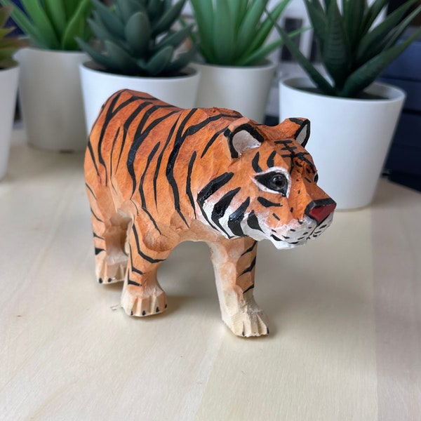 Tiger Sculpture Etsy