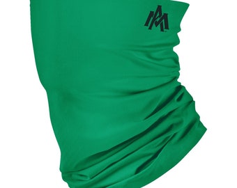 University of Arkansas Monticello UAM Ball Weevils Green Collegiate Logo Face Cover Soft  Four Way Stretch Neck Gaiter
