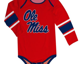 red long sleeve onesie