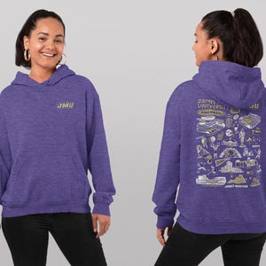 James Madison University JMU Dukes Mom Pullover Hoodie James Madison University JMU Dukes Mom Pullover Hoodie