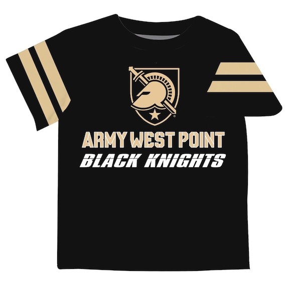 United States Military Academy Stripe Black Boys Tee Shirt SS