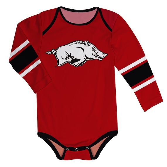 Arkansas Razorbacks Stripes Red Long Sleeve Israel