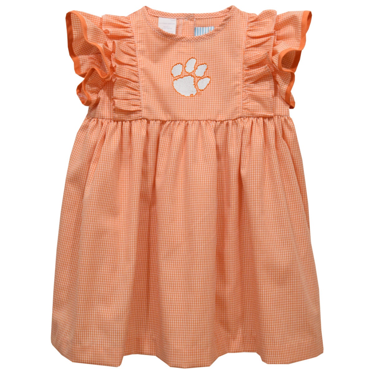 Clemson top smocked dress
