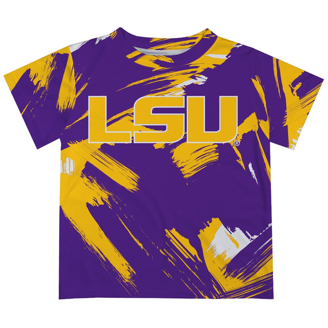 Vive La Fete LSU Tee Purple Gold main image 1