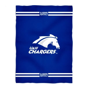 Alabama at Huntsville Chargers Blanket Blue