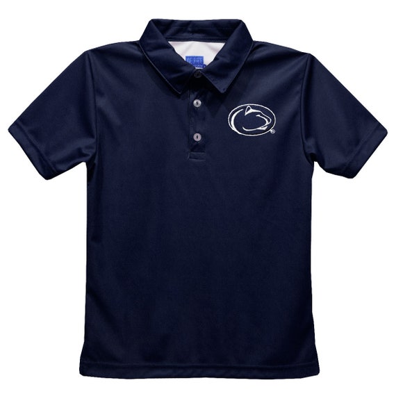Penn State Nittany Lions Embroidered Navy Short Sleeve Polo Box