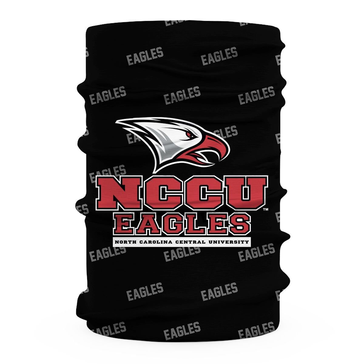 North Carolina Central Eagles Neck Gaiter Black All Over Logo Etsy