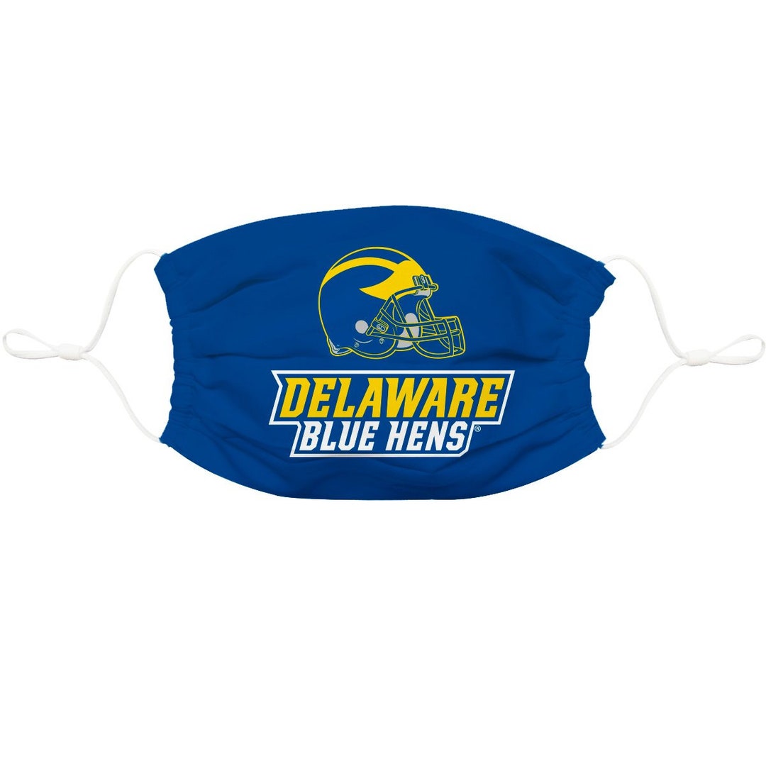 Delaware Blue Hens Face Mask Solid Blue - Etsy