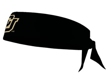 Colorado Buffaloes CU Vive La Fete Black Head Tie Bandana