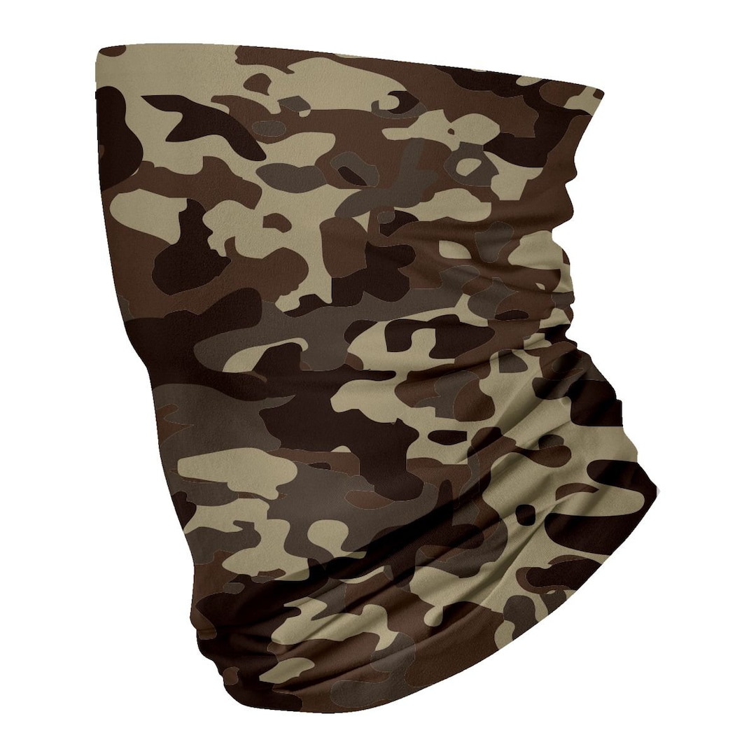 Fall Brown Camo Neck Gaiter - Etsy