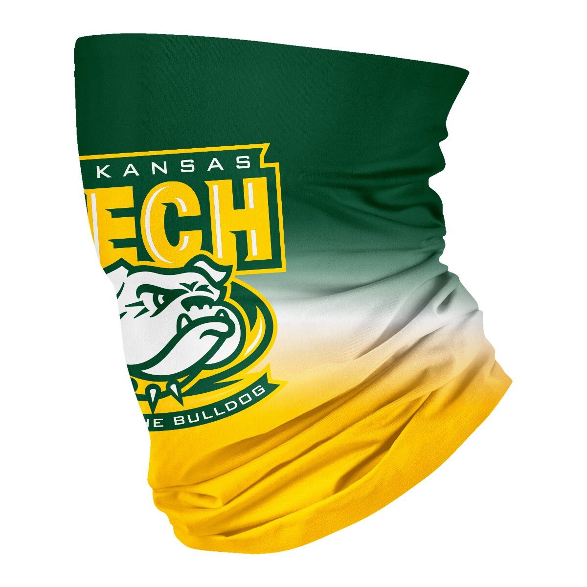 Arkansas Tech Jerry the Bulldog ATU Neck Gaiter Degrade Green | Etsy