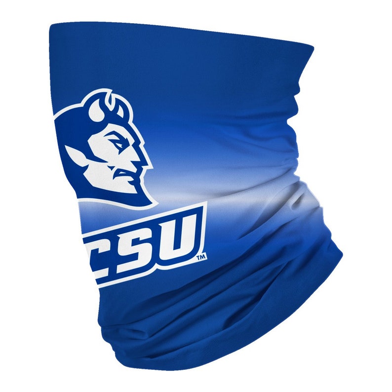 Central Connecticut State Blue Devils CCSU Degrade Logo Collegiate Face Cover Soft 4 Way Stretch Neck Gaiter