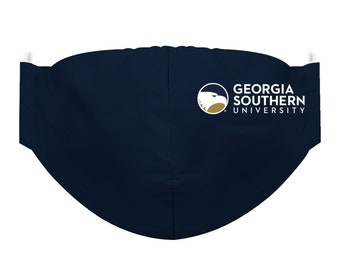 Georgia Southern Face Mask Solid Navy