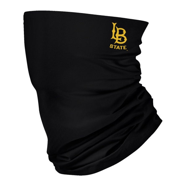 Cal State Long Beach 49ers Vive La Fete Navy Game Day Collegiate Logo Face Cover Soft Four Way Stretch Neck Gaiter