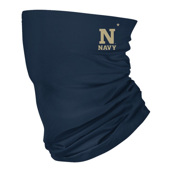 United States Naval Academy Navy Solid Blue Neck Gaiter - Etsy