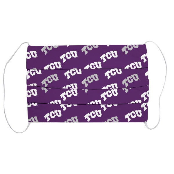 TCU Horned Frogs Face Mask Purple