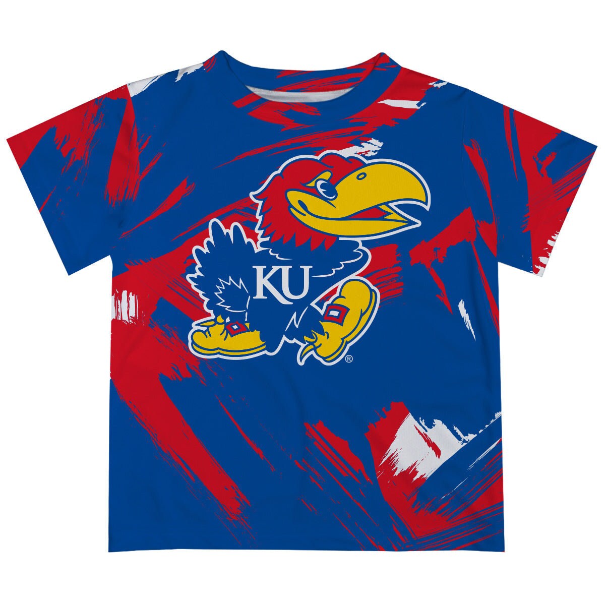 Jayhawks Color:blue Kansas Jayhawks Vive La Fete Boys Game Day Blue Short Sleeve - Etsy