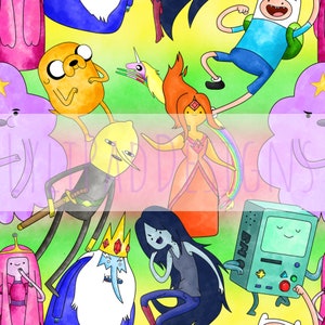 Adventure Friends Seamless Pattern  - Digital Download