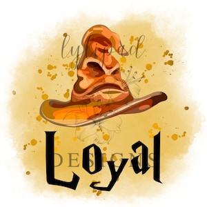 Loyal Magic School Yellow House PNG - Digital Download