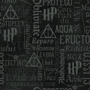 Dark and Spooky Spells Seamless Pattern- Digital Download