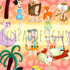 Cave Family Seamless Pattern  - Digital Download