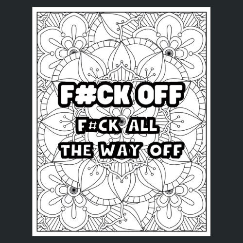 50 Printable Adult Coloring Mandala Pages, PDF Vulgar Coloring Pages ...