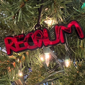REDRUM Ornament inspired by Stephen King&#39;s The Shining.