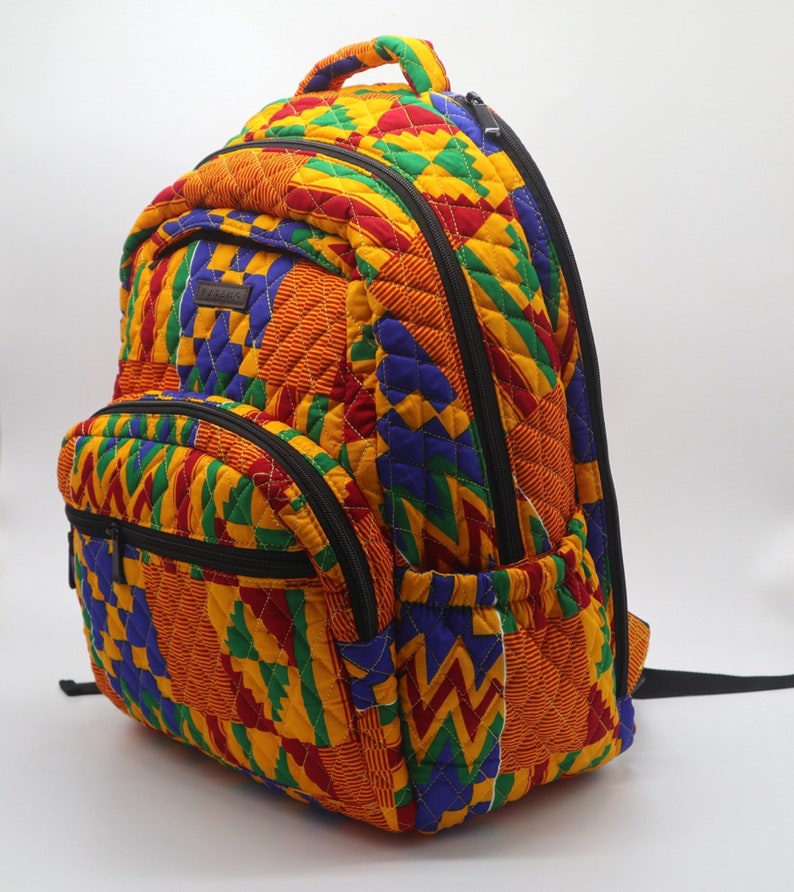 Kente Backpack/ Kente Bag/ African Backpack/ African Bag image 6