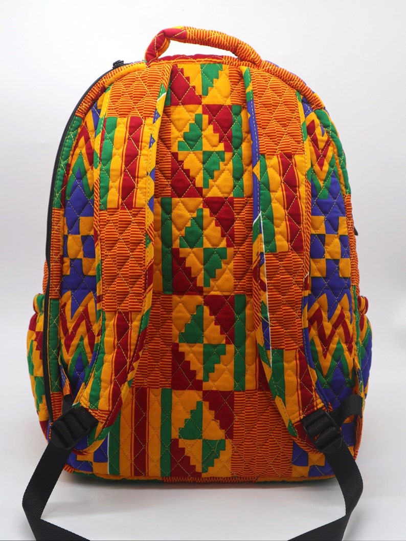 Kente Backpack/ Kente Bag/ African Backpack/ African Bag image 7