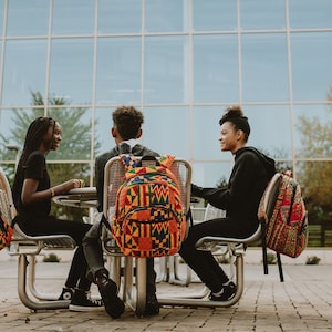 Kente Backpack/ Kente Bag/ African Backpack/ African Bag image 3